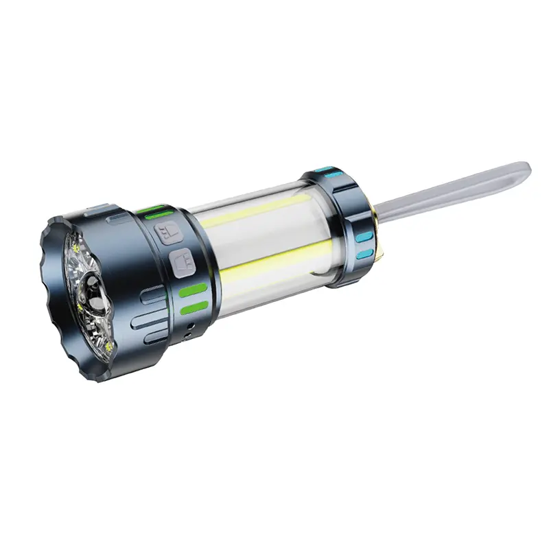 USB çıxışı ilə doldurulan çoxfunksiyalı fənər